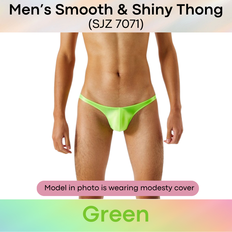 Men's Thong : Smooth and Shiny Thong (SJZ 7071)