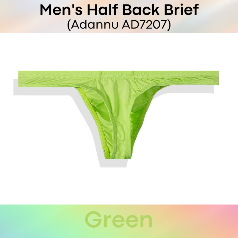 Men's Brief : High Half Back Brief (Adannu AD7207)