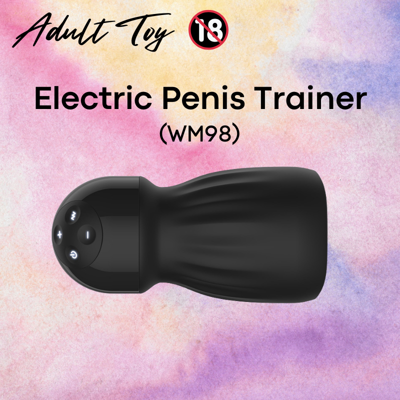 Adult Toy: Electric Penis Trainer with 10 Vibra Modes (WM98)