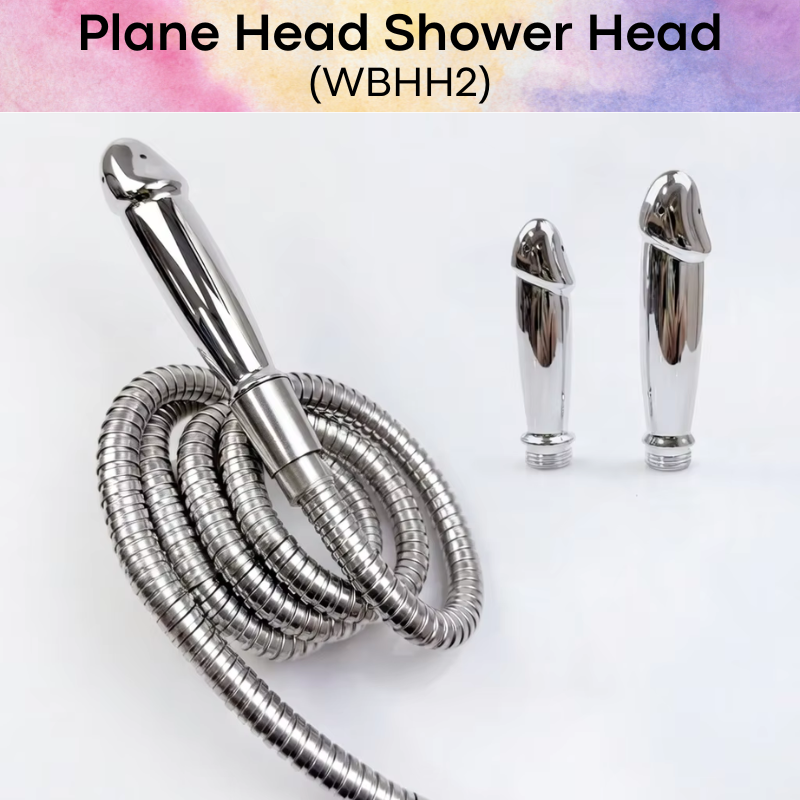 Adult Toy: Plane Head Stainless Steel Unisex Shower Head for Cleaning (WBHH2)