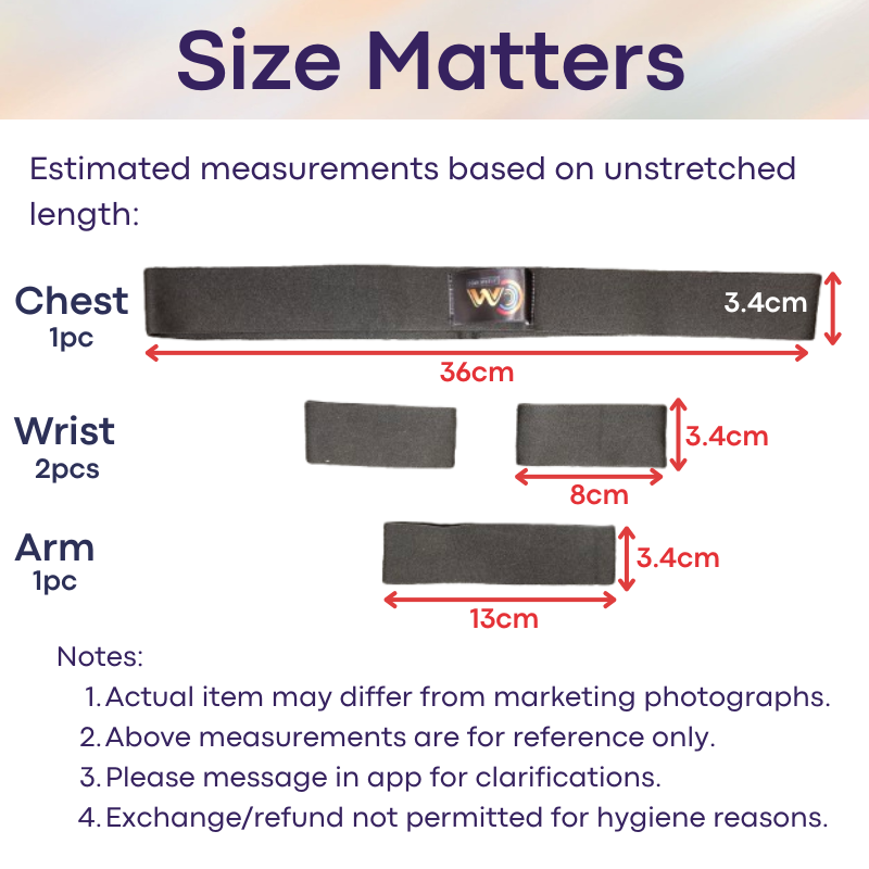 Men's Strap: Chest, Arm and Wrist Strap Band Set (CMF272)