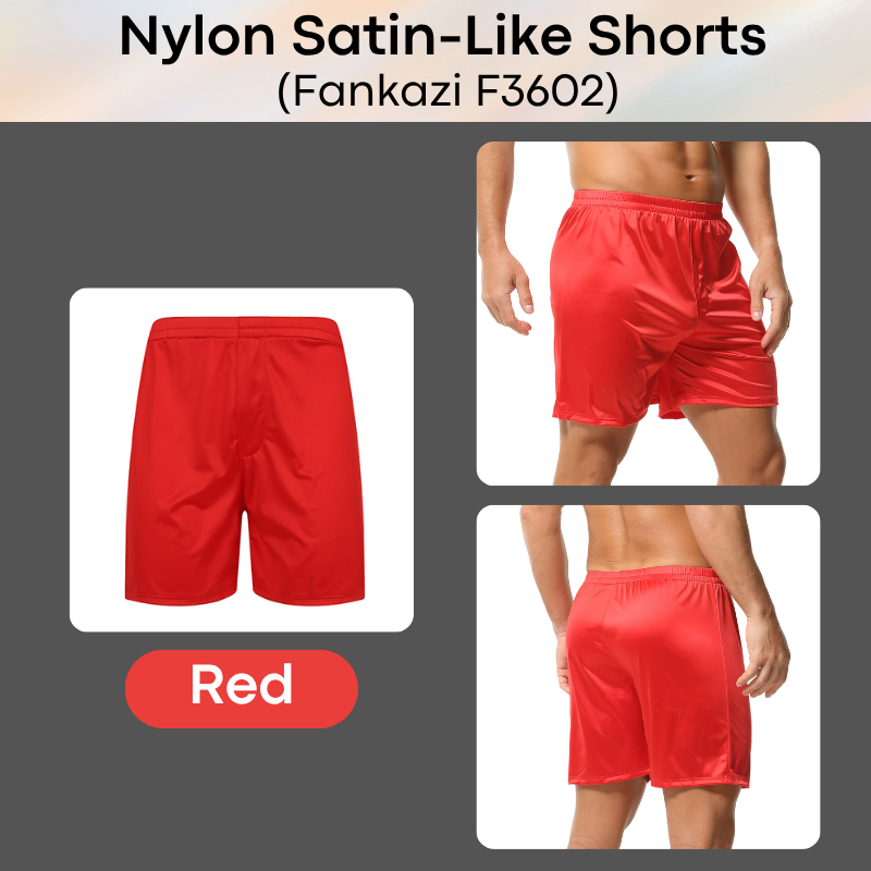 Lifestyle: Men's Nylon Satin-Like Shorts (F3602)