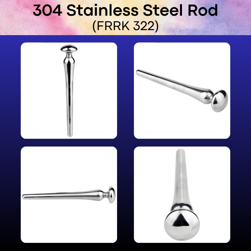 Adult Toy: Men's Urethral Sounding 304 Stainless Steel Rod (FRRK322)