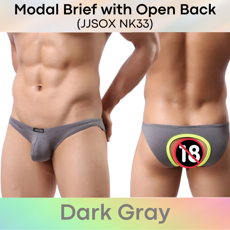 Men's Brief : Open Back Underwear (JJSOX NK33)