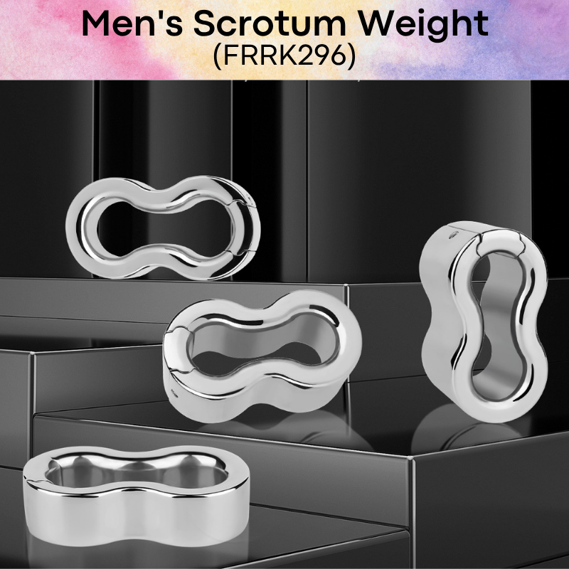Adult Toy: Men's Stainless Steel 304 Scrotum Weight (FRRK296)