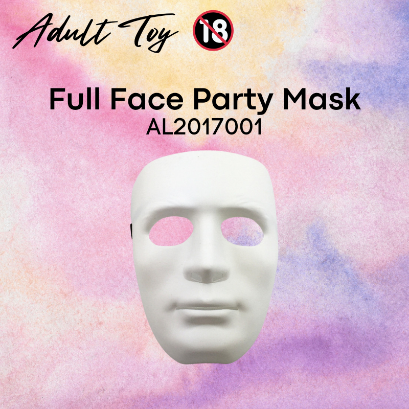 Lifestyle: Full Face Plastic Party Mask (AL2017001)