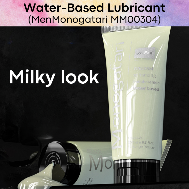Adult Toy: Water-based Latex-Safe Milky Look Lubricant 200ml (MM00304)