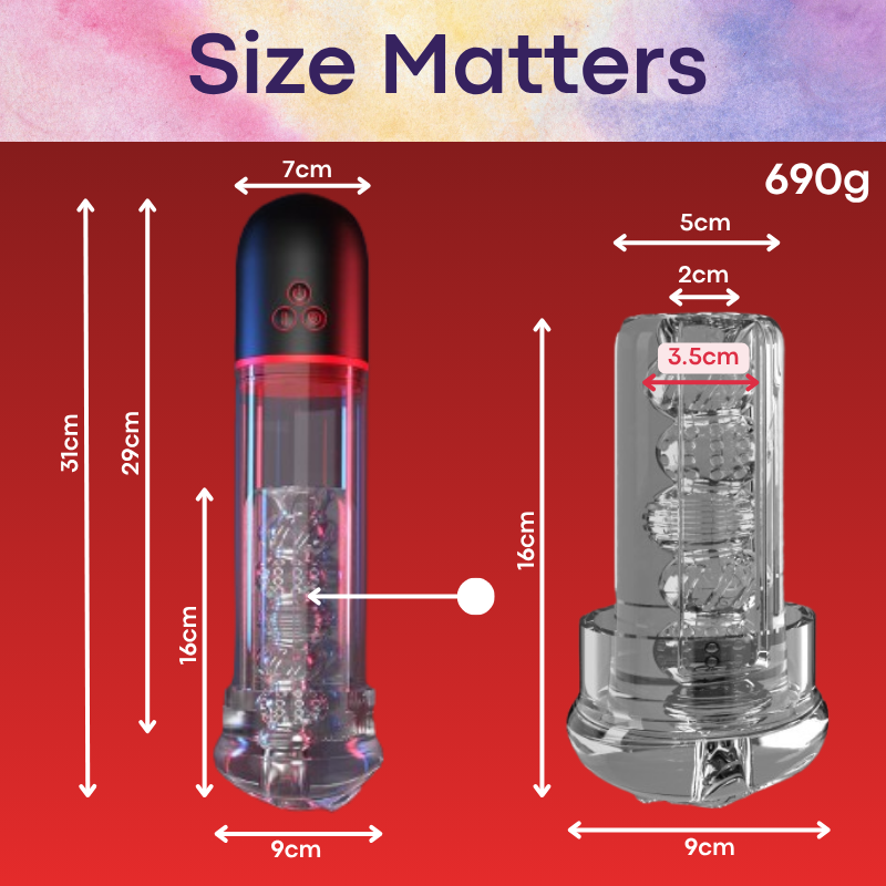 Adult Toy: Male Electronic Pump Trainer (SHD-S193)