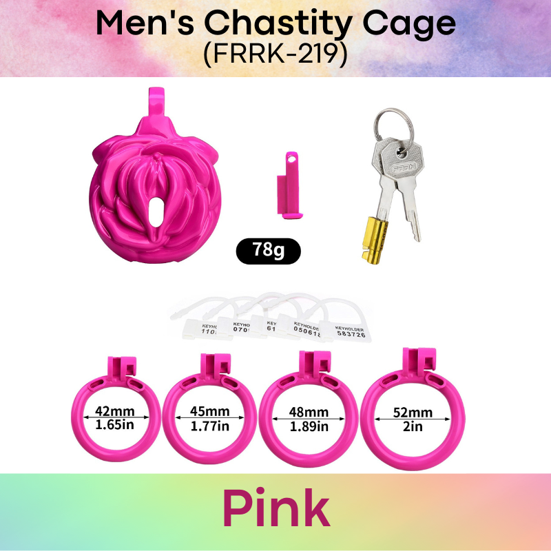 Adult Toy : Men's Chastity Cage (Resin) FRRK219