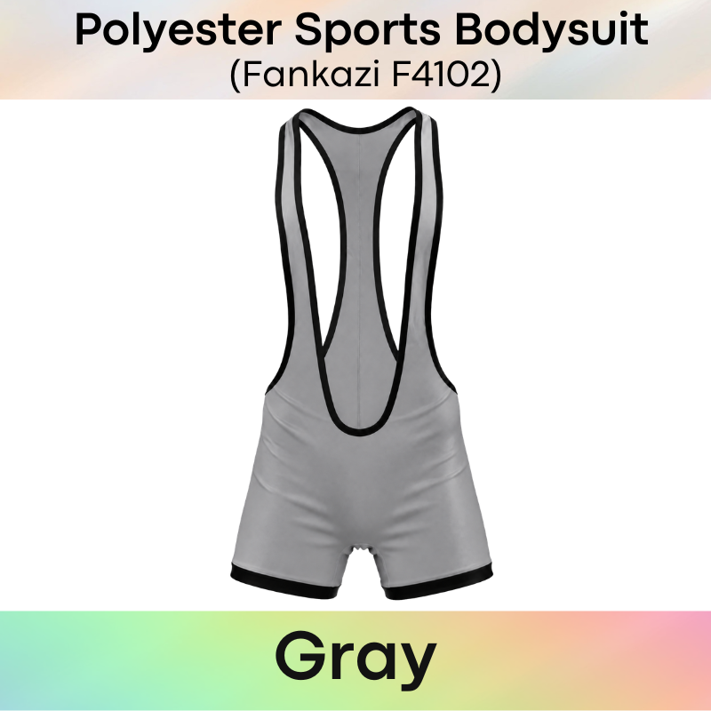 Men's Bodysuit: Polyester Sports Bodysuit (F4102)