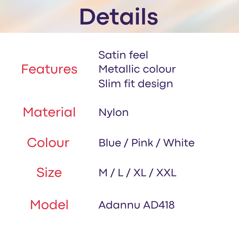 Men's Shorts: Nylon Satin Ice Silk Home Shorts (AD418)