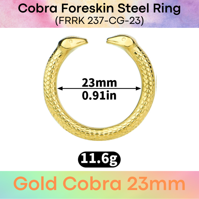 Adult Toy: Men's Foreskin Beast Design 304 Stainless Steel Ring (FRRK236/FRRK237)