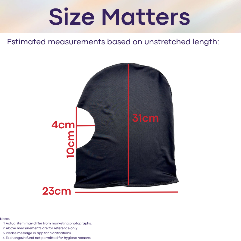 Lifestyle: Polyester Semi Transluscent Full Face Mask for Costume Parties or Roleplay (CMG051)
