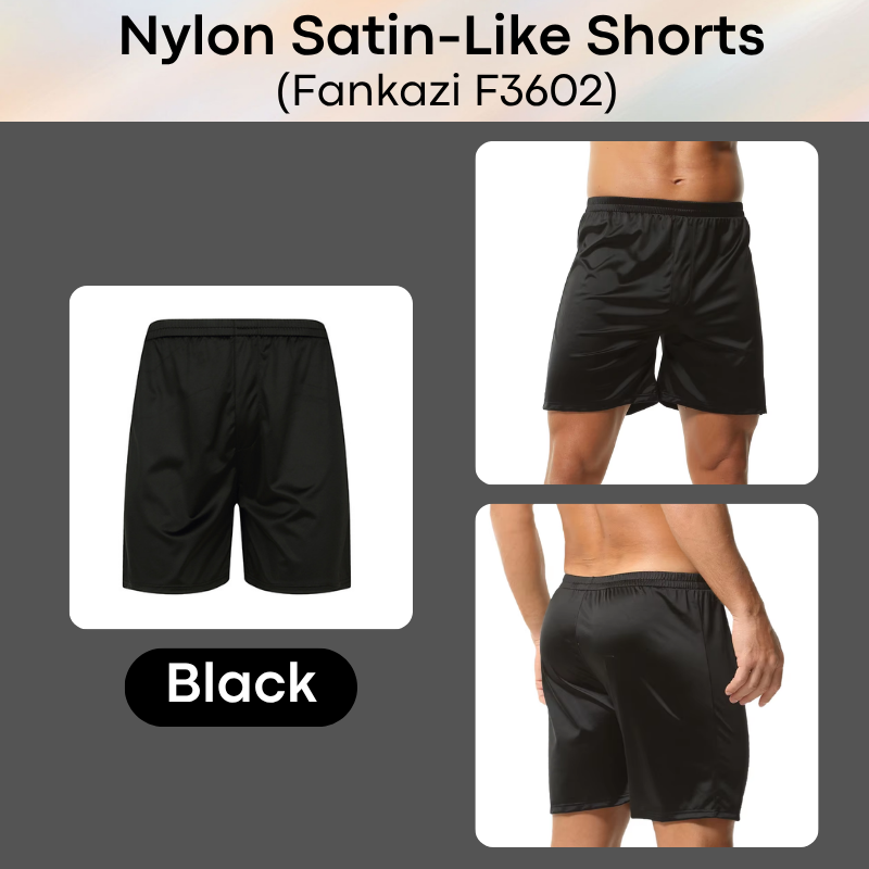 Lifestyle: Men's Nylon Satin-Like Shorts (F3602)