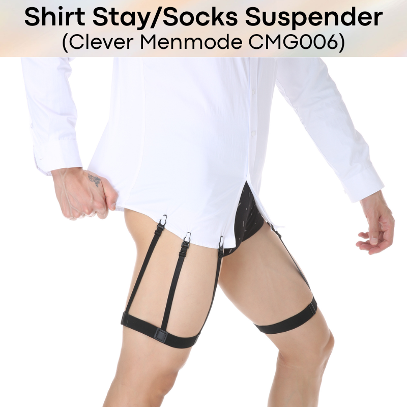 Men's Lifestyle: Nylon Shirt Stay / Socks Suspender Set (CMG006)