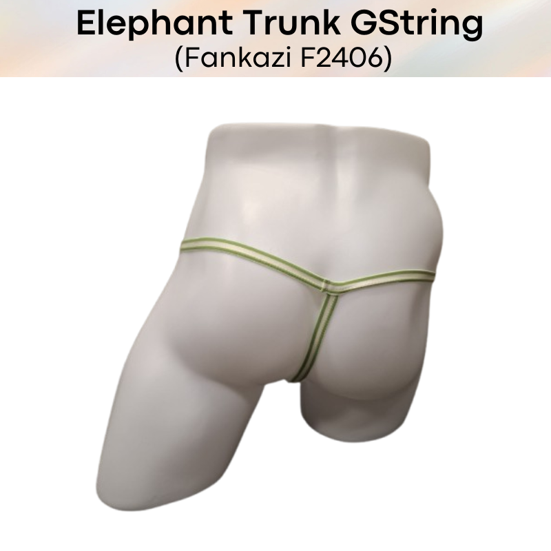 Men's GString: Nylon Elephant Trunk GString Underwear (F2406)