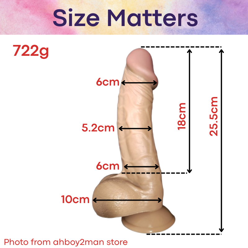 Men's Adult Toy: PVC Lifelike Large Penis Dildo (RL-B088)