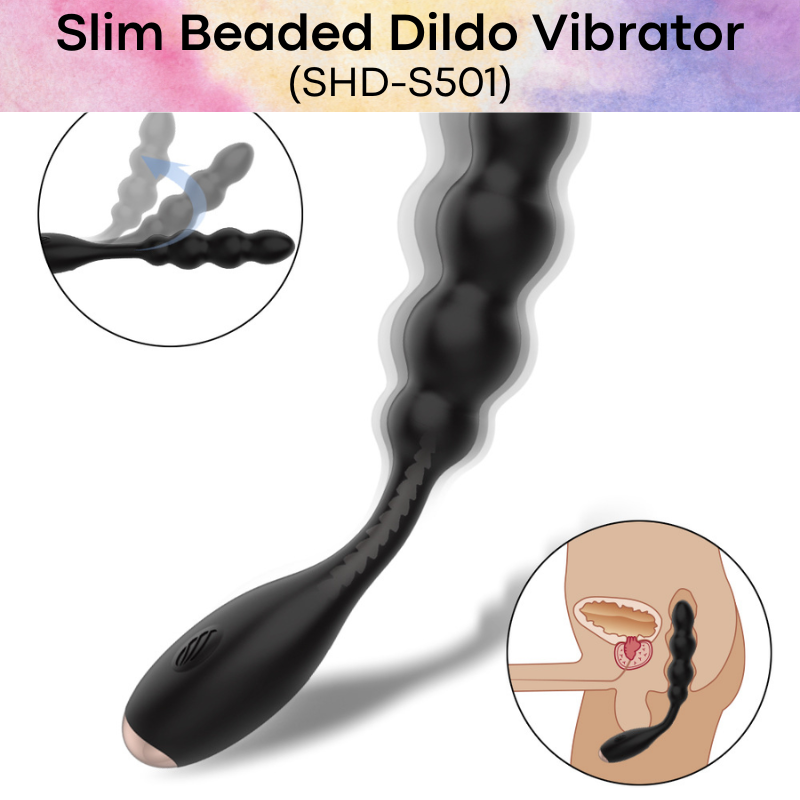 Adult Toy: Flexible Dildo Vibrator For Him/Her (SHD-S501)