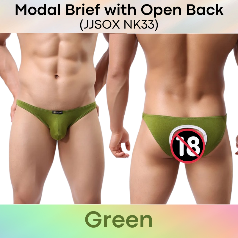 Men's Brief : Open Back Underwear (JJSOX NK33)