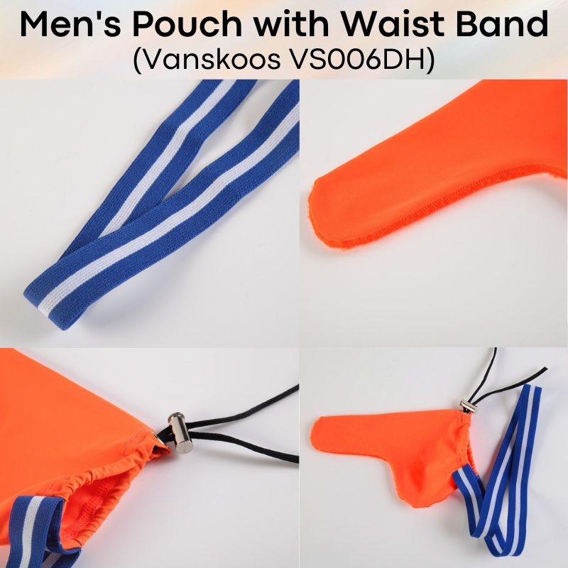 Men's Strap : Slip-on Pouch Underwear (Vanskoos VS006DH)