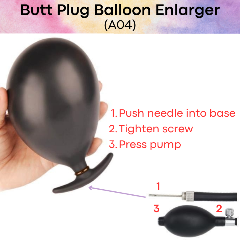 Adult Toy : Butt Plug Balloon Enlarger (A04)