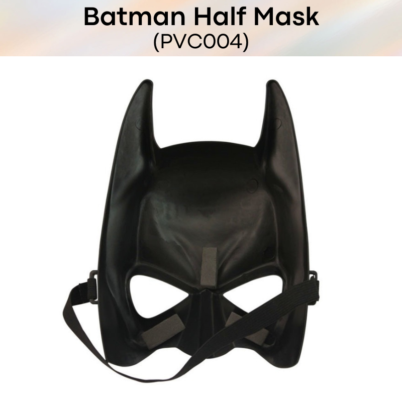 Costume : Batman Plastic Half Mask (PVC004)