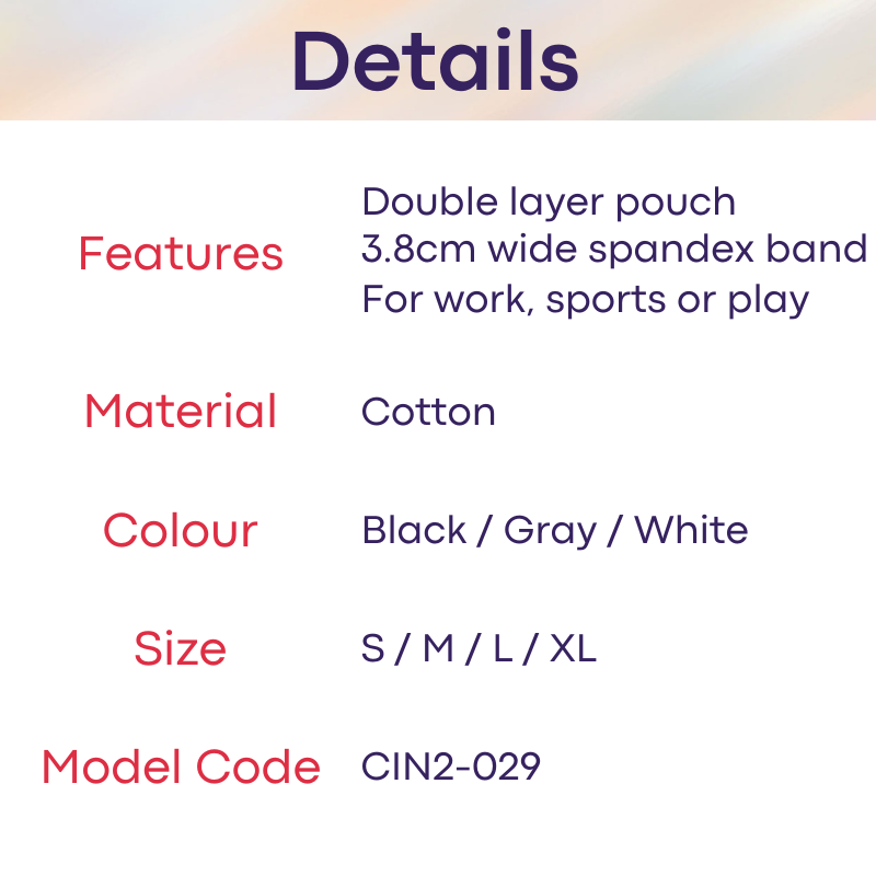 Men's Brief: Cotton Sports Brief Underwear (CIN2-029)