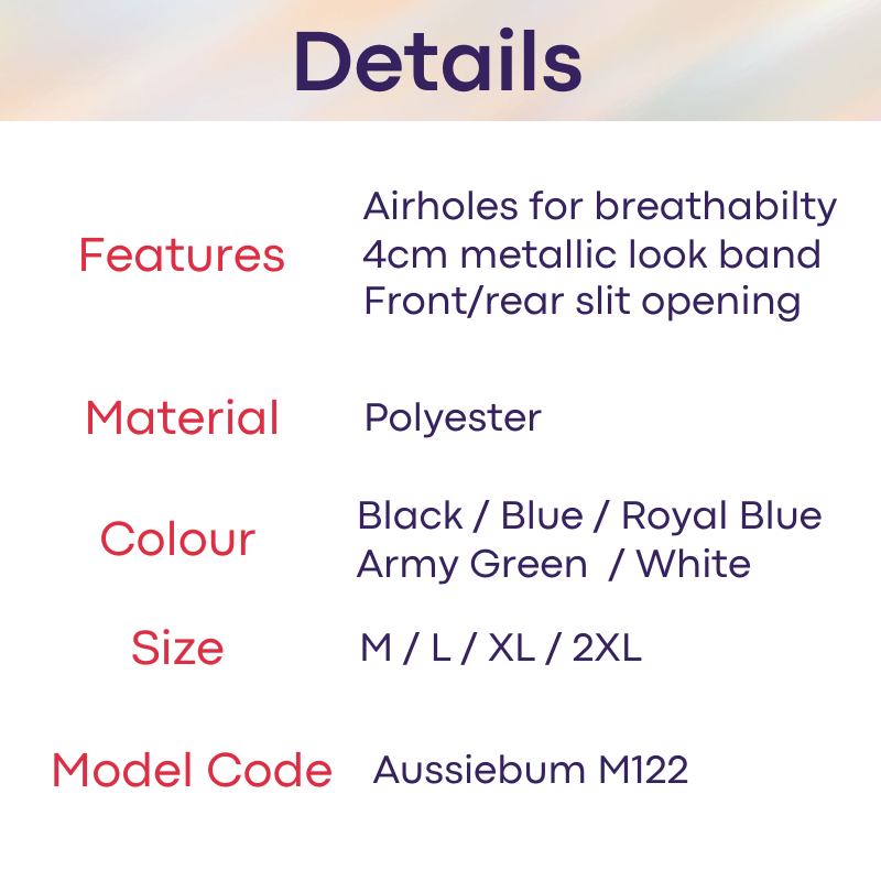 Men's Brief: Polyester Brief with Airholes and Front/Rear Slit Opening (M122)