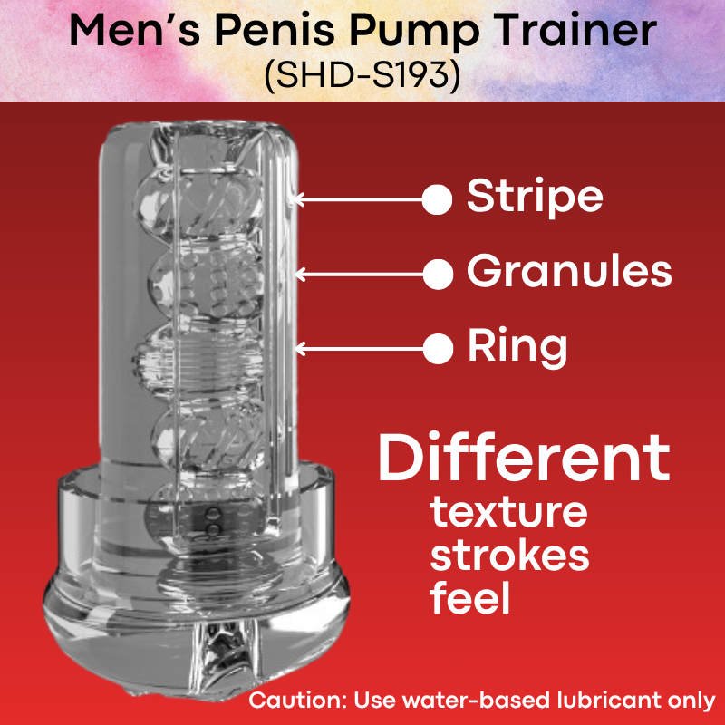 Adult Toy: Male Electronic Pump Trainer (SHD-S193)
