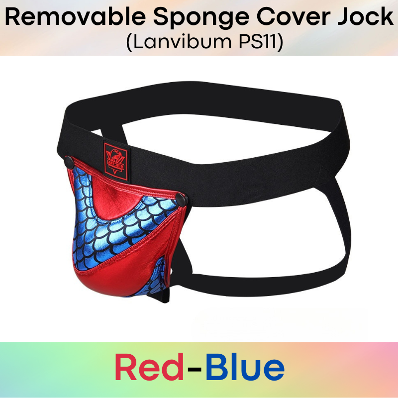 Men's Jockstrap : Removable Sponge Jockstrap Underwear (Lanvibum PS11)