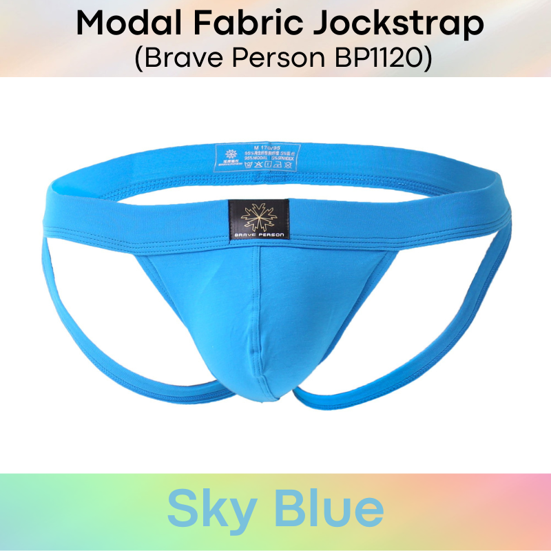Men's Jockstrap: Modal Fabric 3D Pouch Jockstrap Underwear (BP1120)
