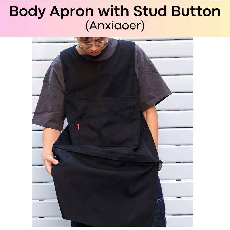Lifestyle : Work / Kitchen Body Apron with adjustable stud button (Anx ...