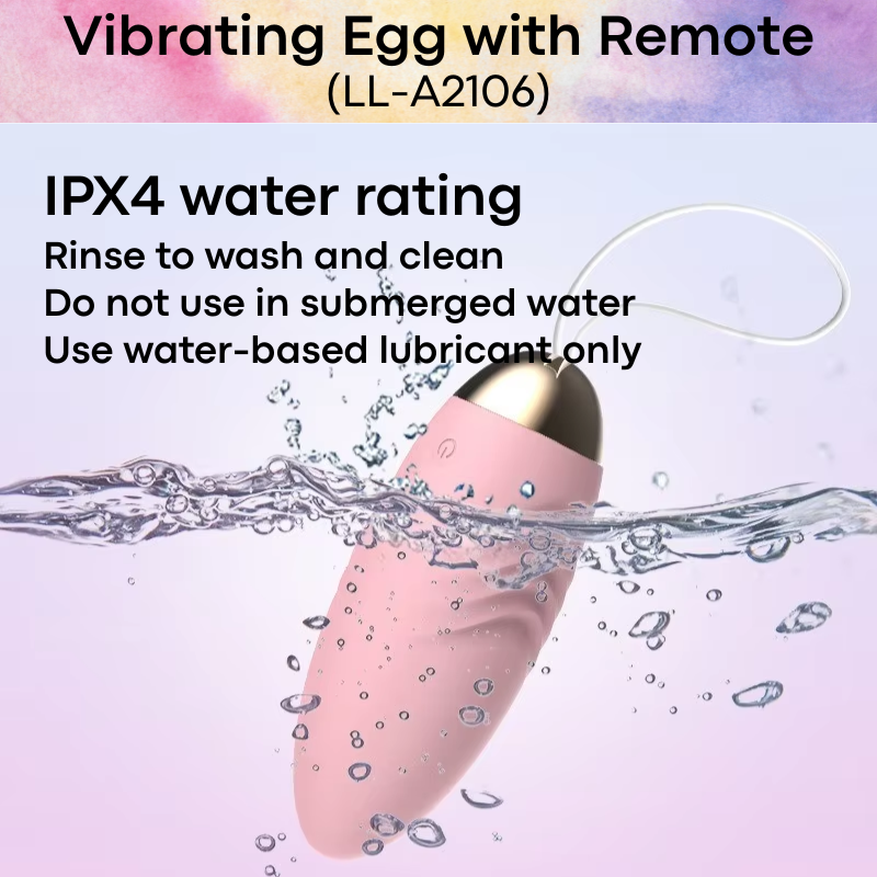 Adult Toy: Vibrating Egg with Heating Feature and 10 Vibration Modes (LL-A2106)