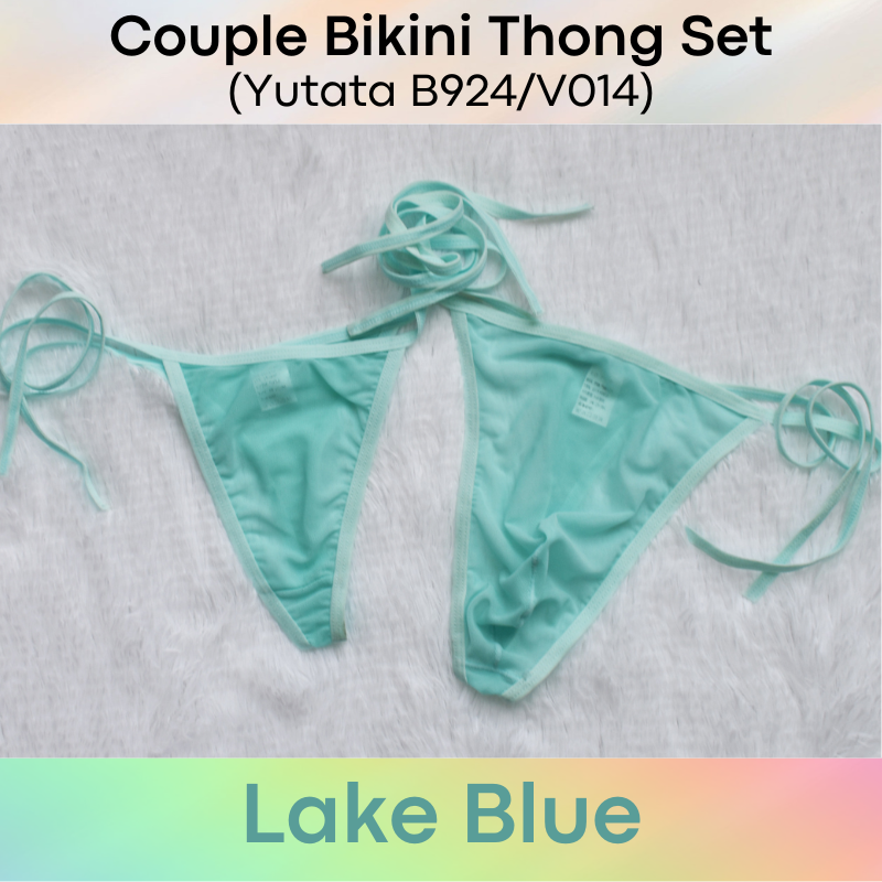Couple/Men's Thong: Polyester Mesh String Bikini Thong for Men or Couple (B924/V014)