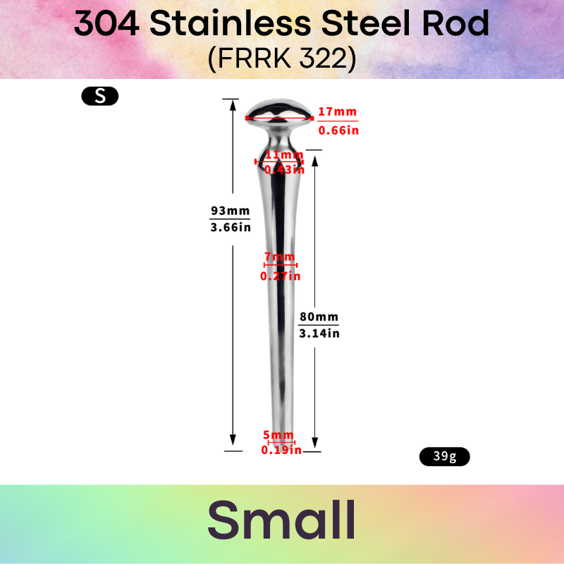 Adult Toy: Men's Urethral Sounding 304 Stainless Steel Rod (FRRK322)