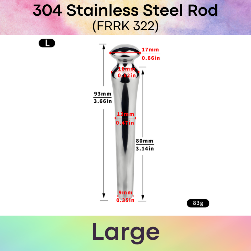 Adult Toy: Men's Urethral Sounding 304 Stainless Steel Rod (FRRK322)