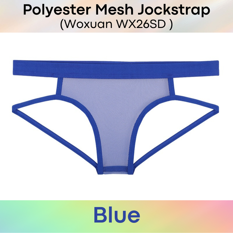 Men's Jockstrap : Polyester Mesh Jockstrap (Woxuan WX26SD)