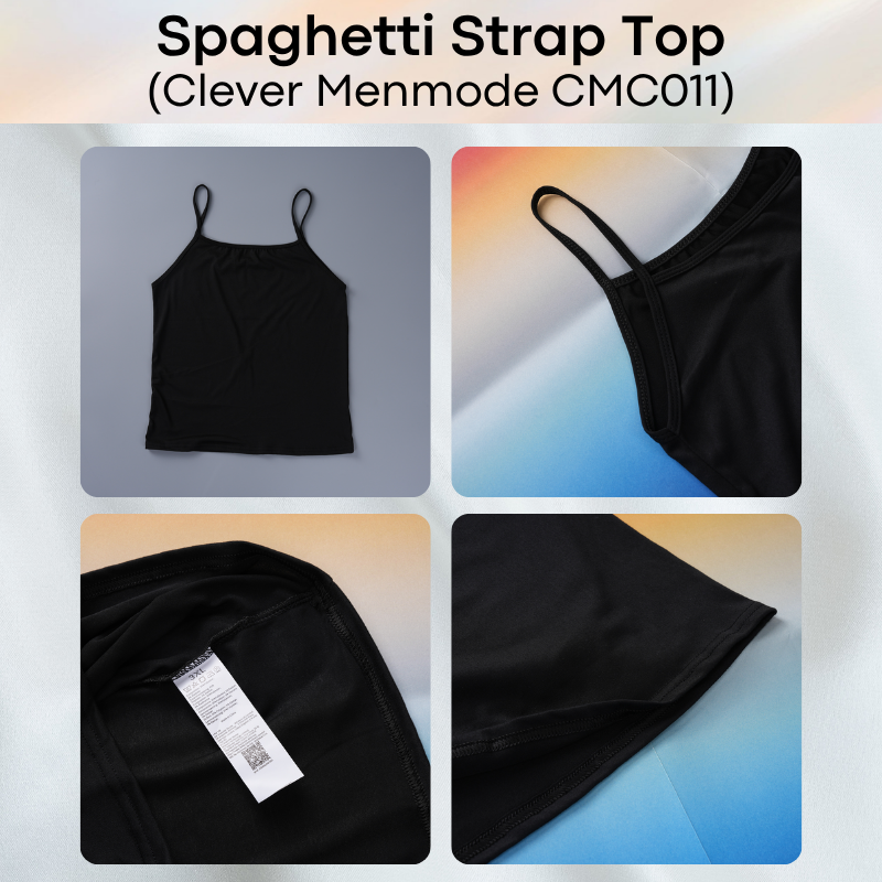 Men's Tee: Polyester Spaghetti Top Tee (CMC011)