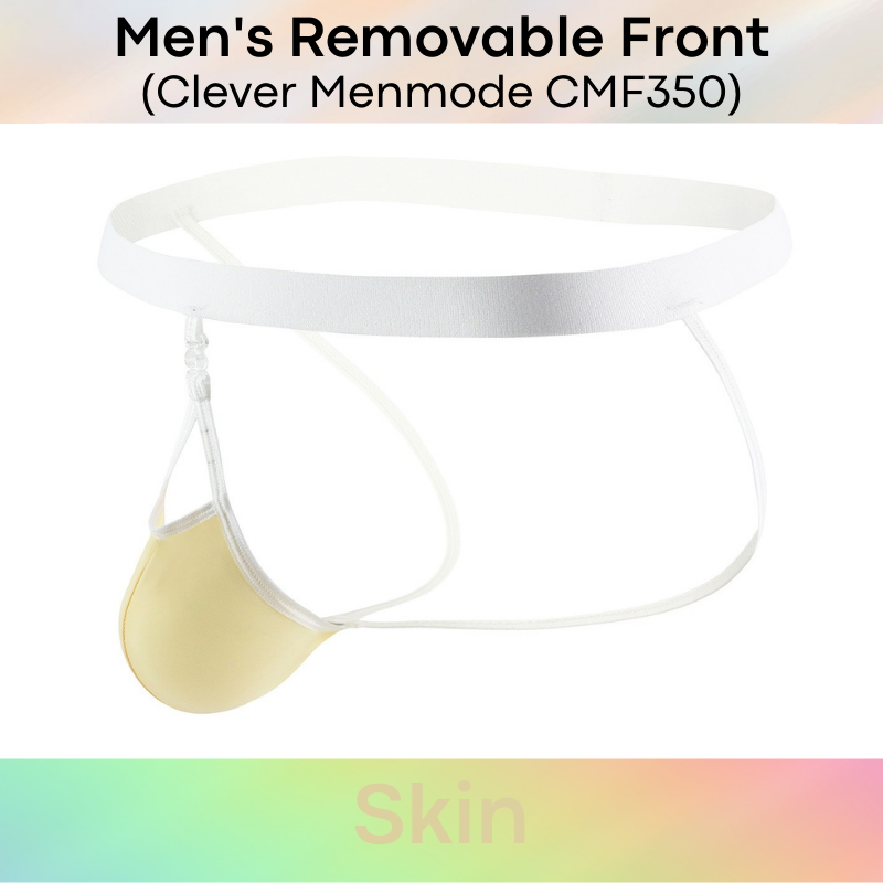 Men's Jockstrap : Removable Front with Snap-On Clip (Clever Menmode CMF350)