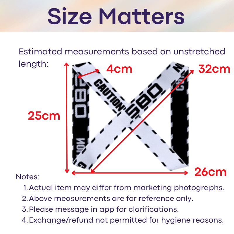 Men's Strap: Nylon Spandex Harness Back Cross Strap with Embroidered Logo/Text "0850 Caution" (BS8102)