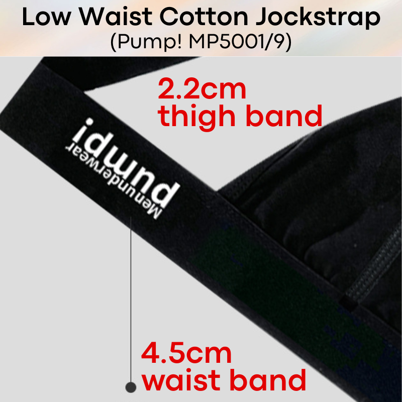 Men's Jockstrap : Low Waist Cotton Underwear (MP5001/MP5009)