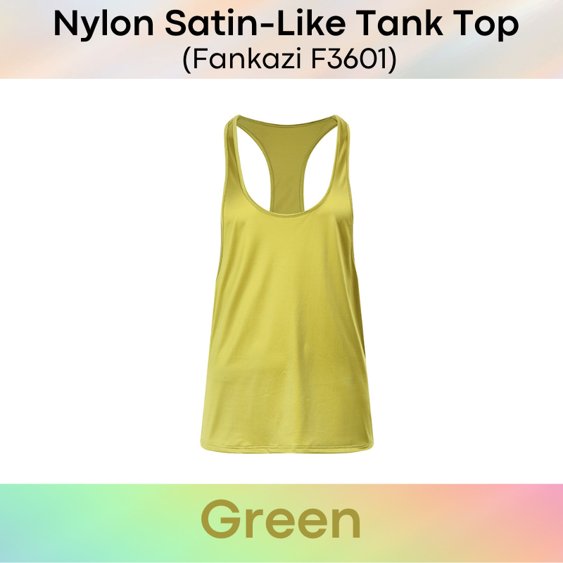 Lifestyle: Men's Nylon Satin-Like Tank Top (F3601)