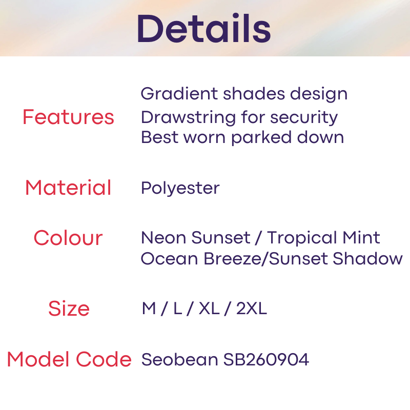 Lifestyle: Men's Sunset Gradient Printed Swimming Brief Trunks (SB260904)