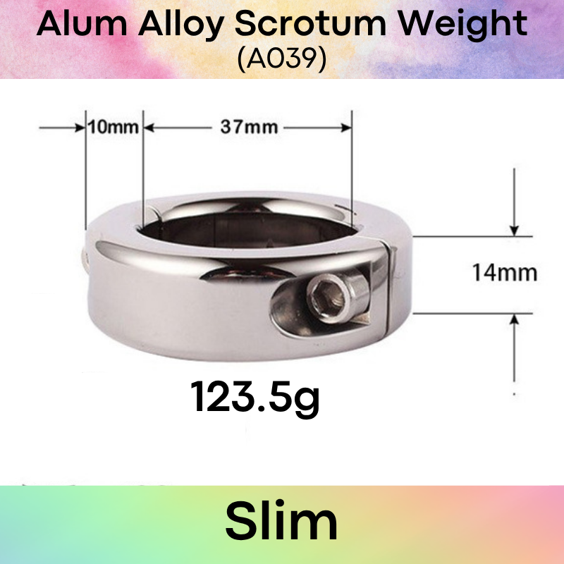 Adult Toy: Aluminium Alloy Scrotum Weight (A039)