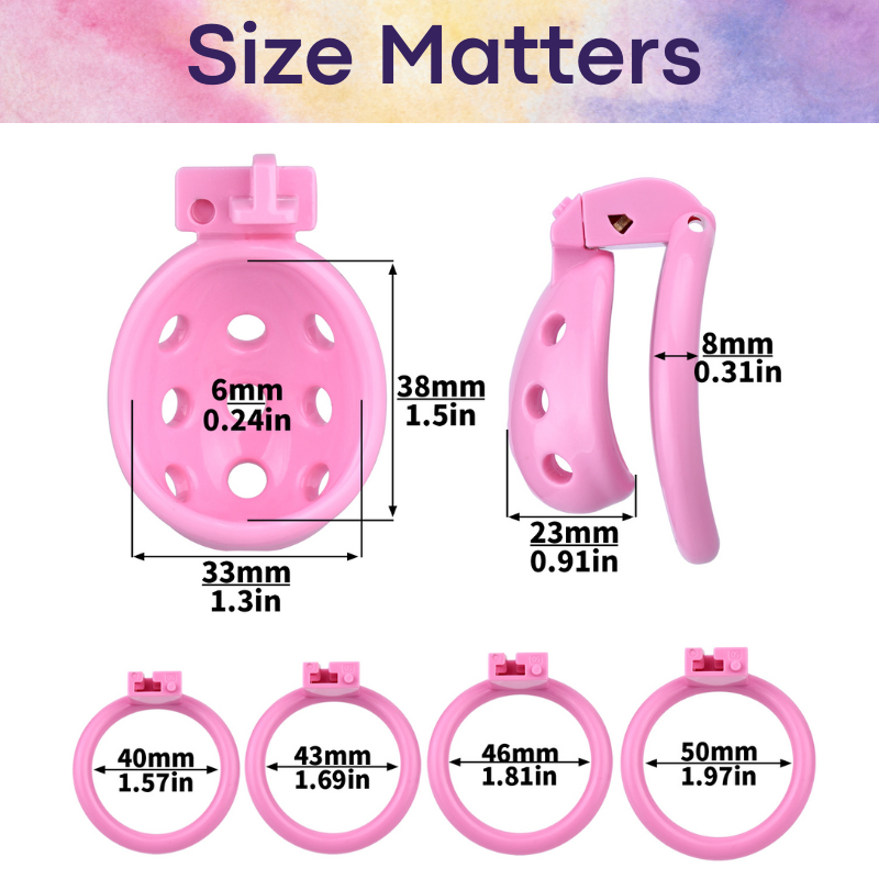 Adult Toy: Men's Resin Chastity Cage (FRRK270)