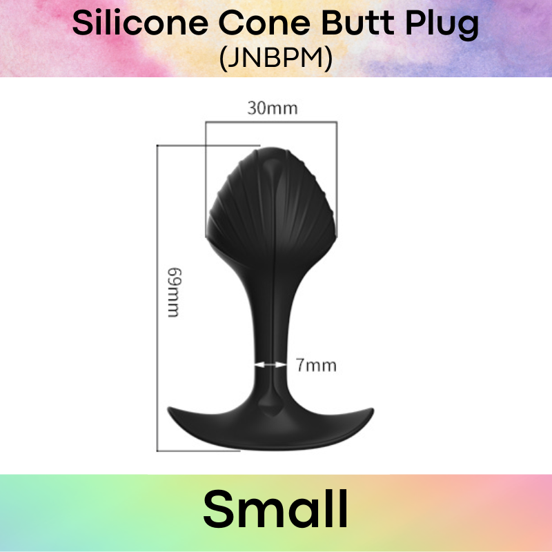 Adult Toy: Silicone Cone Head Butt Plug (JNBPM)