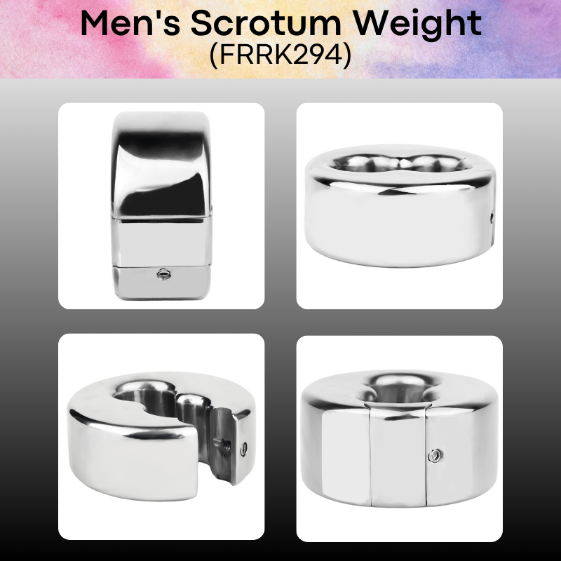 Adult Toy: Men's Stainless Steel 304 Scrotum Weight (FRRK294)