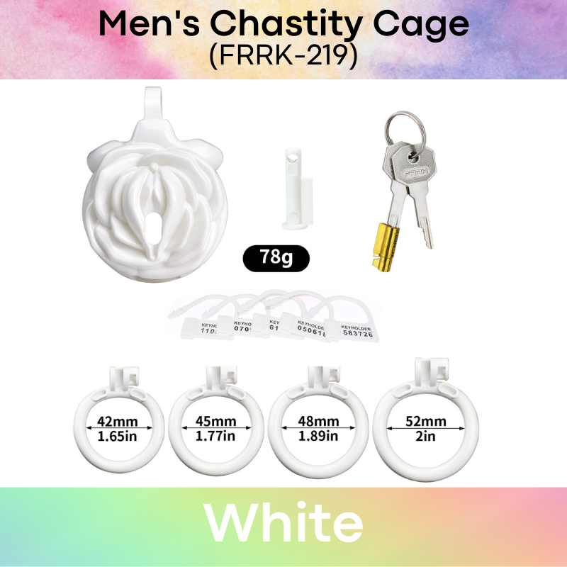 Adult Toy : Men's Chastity Cage (Resin) FRRK219