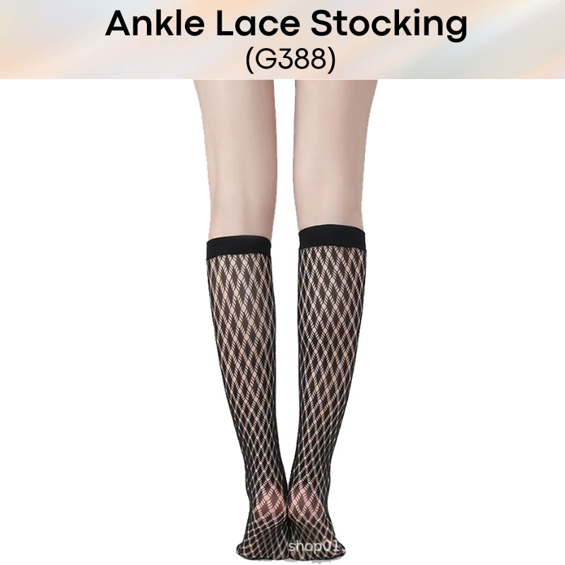Unisex Stocking: Lace Ankle Stocking (G388)