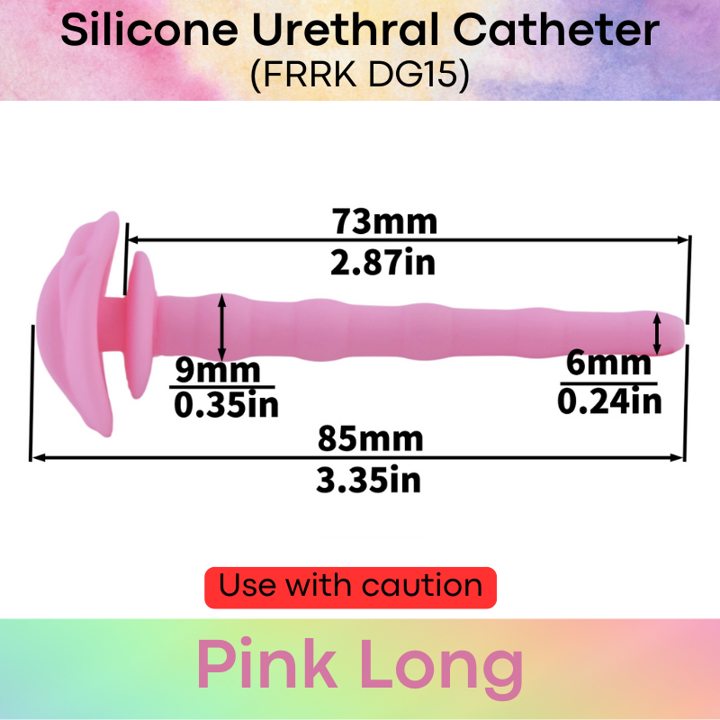 Adult Toy: Liquid Silicone Urethral Catheter for Chastity Cage (FRRKDG15)
